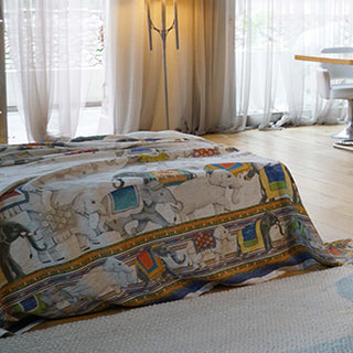 ANGKOR MEZZERO 270X280 - TESSITURA TOSCANA TELERIE - Contex Biancheria