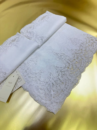 ARMONIA TRIS CENTRI IN LINO - PALOMBELLA - Contex Biancheria