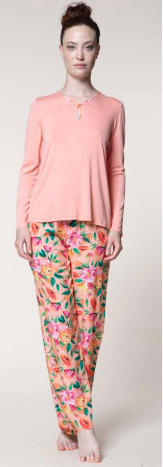 BEGONIA PIGIAMA LUNGO - PEPITA - Contex Biancheria