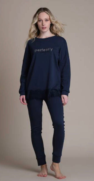 CHLOE PIGIAMA M/L P/L - PEPITA - Contex Biancheria