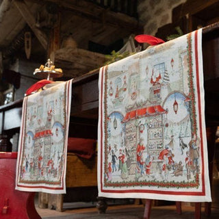 CHRISTMAS SHOPPING RUNNER - TESSITURA TOSCANA TELERIE - Contex Biancheria