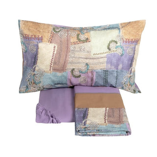 CRAZY QUILT LENZUOLO - COPRILETTO MATRIMONIALE - FAZZINI - Contex Biancheria