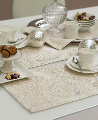 CRYSTELLE SET CENTRINI - BLUMARINE HOME - Contex Biancheria