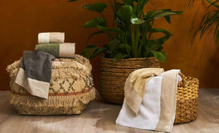 EKO LINO WASHED SET 1+1 - BIANCOPERLA - Contex Biancheria