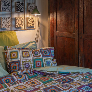 GRANNY COPRIPIUMINO MATRIMONIALE - TESSITURA TOSCANA TELERIE - Contex Biancheria