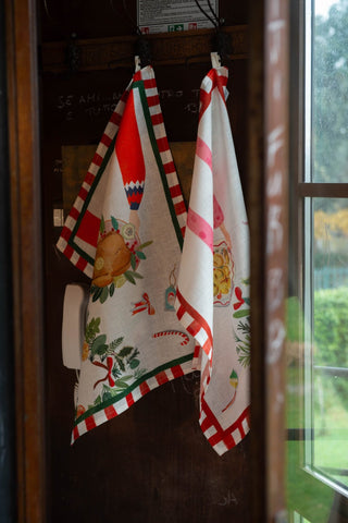 HAND ON XMAS CANOVACCIO - TESSITURA TOSCANA TELERIE - Contex Biancheria