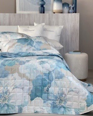 HIBISCUS COPRILETTO MATRIMONIALE - BLUMARINE HOME - Contex Biancheria