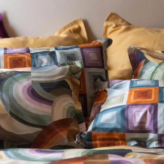 LOOP CERCHI LENZUOLA MATRIMONIALE - TESSITURA TOSCANA TELERIE - Contex Biancheria