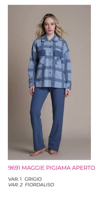 MAGGIE PIGIAMA APERTO - PEPITA - Contex Biancheria
