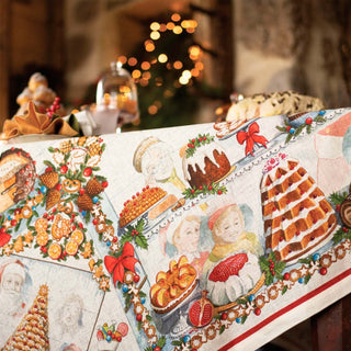 NOEL GOURMAND TOVAGLIA 170X270 - TESSITURA TOSCANA TELERIE - Contex Biancheria