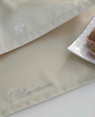 NOTE BLU SET CENTRINI - BLUMARINE HOME - Contex Biancheria