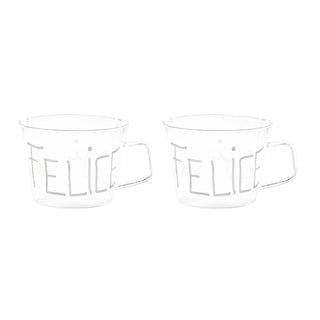 OGGI SONO FELICE SET 2 TAZZE - SIMPLE DAY - Contex Biancheria