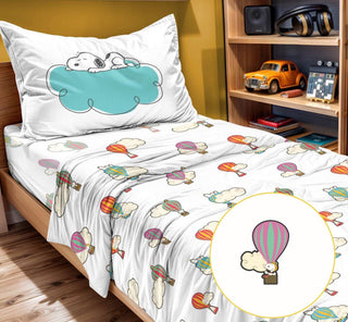 PEANUTS/SNOOPY LENZUOLA SINGOLO - LE VIE DEL COTONE - Contex Biancheria