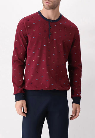 PIGIAMA SERAFINO CON POLSI INTERLOCK - PEROFIL - Contex Biancheria