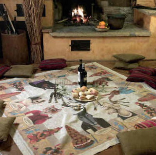 STRANA COPPIA RUNNER - TESSITURA TOSCANA TELERIE - Contex Biancheria