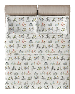 VUELTA BIKERS LENZUOLA SINGOLO - TESSITURA TOSCANA TELERIE - Contex Biancheria