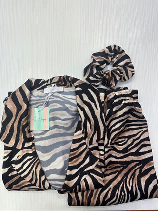 ZEBRATO PIGIAMA LUNGO - FILO D'ANGELO - Contex Biancheria