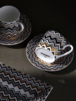 ZIG ZAG GOLD RECTANGULAR TRAY - MISSONI - Contex Biancheria