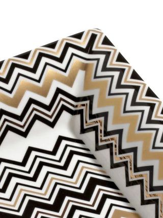 ZIG ZAG GOLD RECTANGULAR TRAY - MISSONI - Contex Biancheria