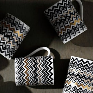 ZIG ZAG GOLD SET 2 TAZZE CAFFE' - MISSONI - Contex Biancheria