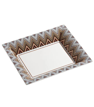 ZIG ZAG JARRIS RECTANGULAR TRAY - MISSONI - Contex Biancheria