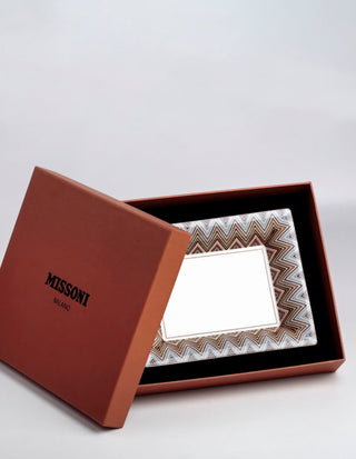ZIG ZAG JARRIS RECTANGULAR TRAY - MISSONI - Contex Biancheria