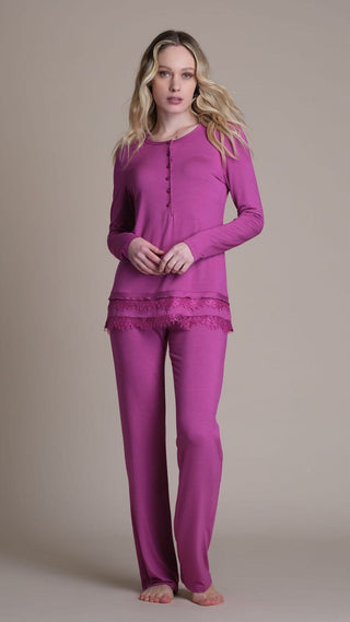 KEIRA PAJAMAS S/L/L - PEPITA