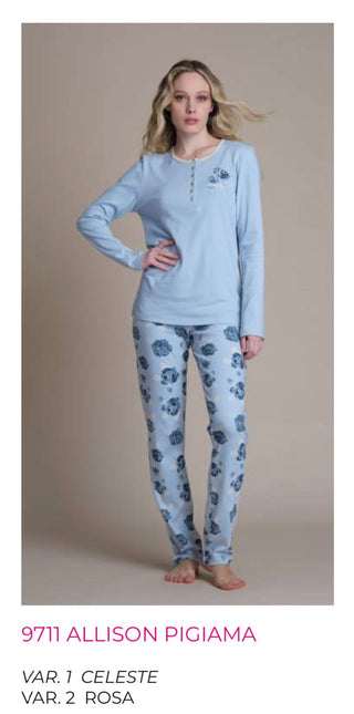 ALLISON PAJAMAS S/L/L - PEPITA