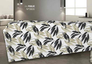 LEAVES ROUND TABLECLOTH 180CM - TAG HOUSE