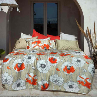 AMAPOLA DOUBLE DUVET COVER - TESSITURA TOSCANA TELERIE