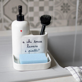 A CHI TOCCA LAVARE I PIATTI DOSASAPONE - SIMPLE DAY - Contex Biancheria