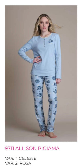 ALLISON PIGIAMA M/L P/L - PEPITA - Contex Biancheria