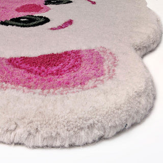 ANIMALS POLAR BEAR IVORY/PINK 60X90 - SItap - Contex Biancheria