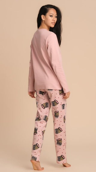 ANNALU PIGIAMA LUNGO 3051 - PEPITA - Contex Biancheria