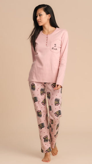 ANNALU PIGIAMA LUNGO 3051 - PEPITA - Contex Biancheria