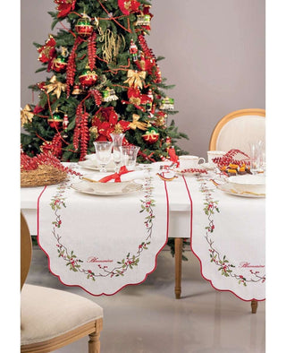 AQUIFOGLIO RUNNER 50X150 - BLUMARINE HOME - Contex Biancheria
