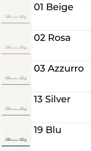 BABY BLU LENZUOLO LETTINO - BLUMARINE BABY - Contex Biancheria