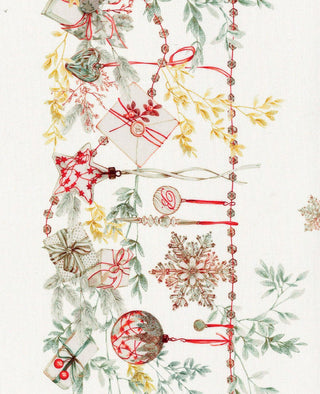 BIANCO NATALE CANOVACCIO - BLUMARINE HOME - Contex Biancheria