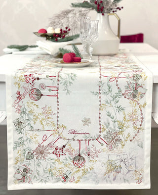BIANCO NATALE RUNNER - BLUMARINE HOME - Contex Biancheria
