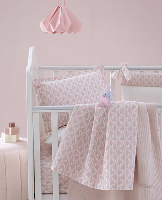 BIANCONIGLIO LENZUOLA CULLA. - BLUMARINE BABY - Contex Biancheria