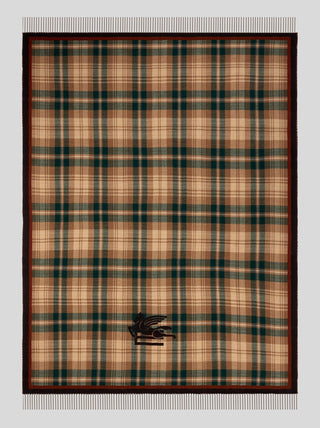BOYD FRINGED PLAID - ETRO HOME - Contex Biancheria