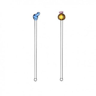 CACTUS SET 2 MIXER BLU - FIORE ROSA - ICHENDORF - Contex Biancheria