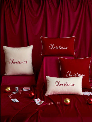CHRISTMAS CUSCINO ARREDO - BIANCOPERLA - Contex Biancheria