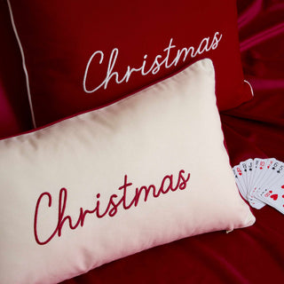 CHRISTMAS CUSCINO ARREDO - BIANCOPERLA - Contex Biancheria
