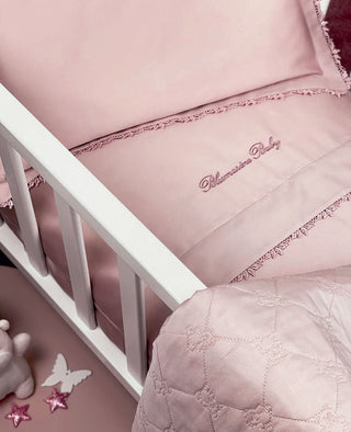 DETTAGLI LENZUOLO CULLA - BLUMARINE BABY - Contex Biancheria