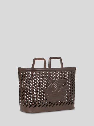 DRILL LEATHER BASKET - ETRO HOME - Contex Biancheria