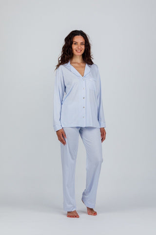 E2513 PIGIAMA APERTO M/L P/L - FIDA LINGERIE - Contex Biancheria