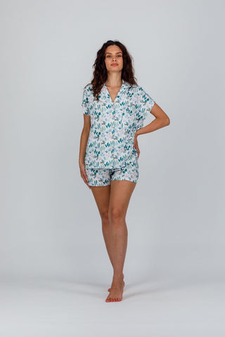E2539 PIGIAMA APERTO CORTO - FIDA LINGERIE - Contex Biancheria