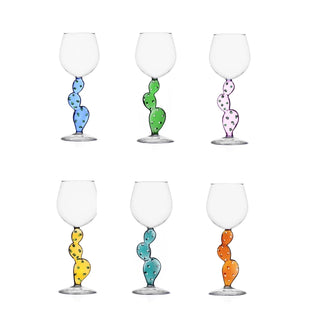 CACTUS WINE GLASS 6 PEZZI - ICHENDORF