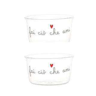 FAI CIO' CHE AMI SET 2 COPPETTE - SIMPLE DAY - Contex Biancheria